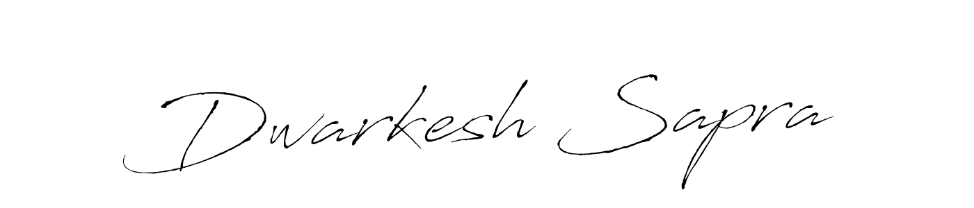 The best way (Antro_Vectra) to make a short signature is to pick only two or three words in your name. The name Dwarkesh Sapra include a total of six letters. For converting this name. Dwarkesh Sapra signature style 6 images and pictures png