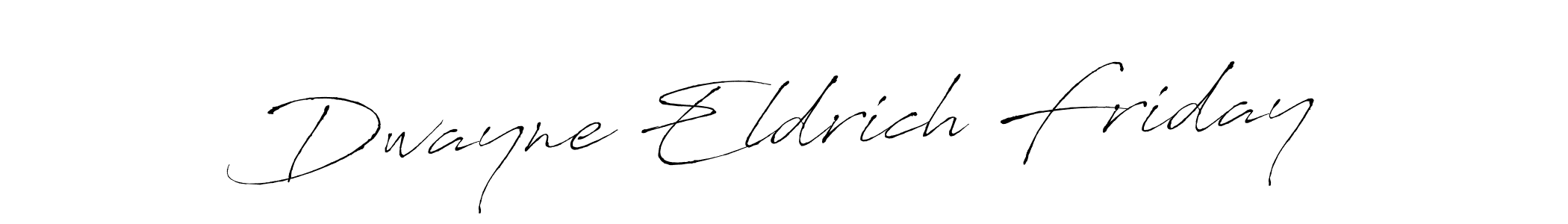 Also You can easily find your signature by using the search form. We will create Dwayne Eldrich Friday name handwritten signature images for you free of cost using Antro_Vectra sign style. Dwayne Eldrich Friday signature style 6 images and pictures png