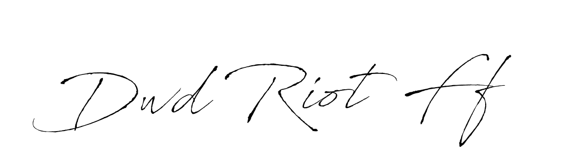 Create a beautiful signature design for name Dwd Riot Ff. With this signature (Antro_Vectra) fonts, you can make a handwritten signature for free. Dwd Riot Ff signature style 6 images and pictures png