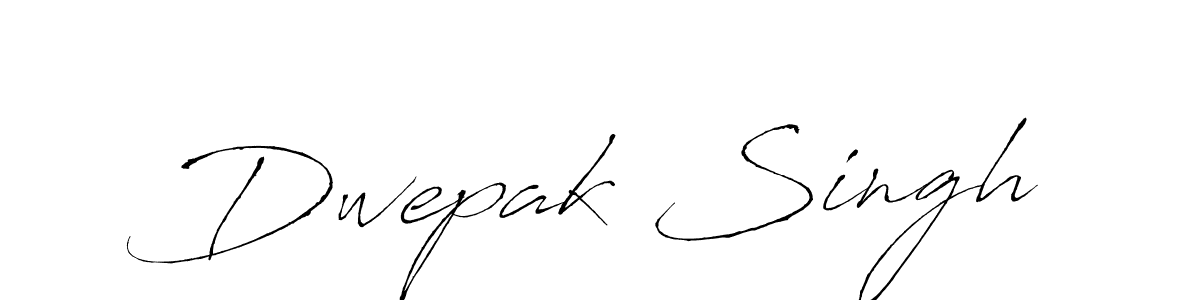 How to make Dwepak Singh name signature. Use Antro_Vectra style for creating short signs online. This is the latest handwritten sign. Dwepak Singh signature style 6 images and pictures png