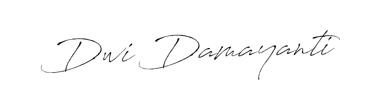 You should practise on your own different ways (Antro_Vectra) to write your name (Dwi Damayanti) in signature. don't let someone else do it for you. Dwi Damayanti signature style 6 images and pictures png