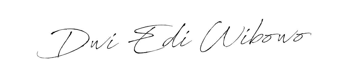 How to make Dwi Edi Wibowo name signature. Use Antro_Vectra style for creating short signs online. This is the latest handwritten sign. Dwi Edi Wibowo signature style 6 images and pictures png