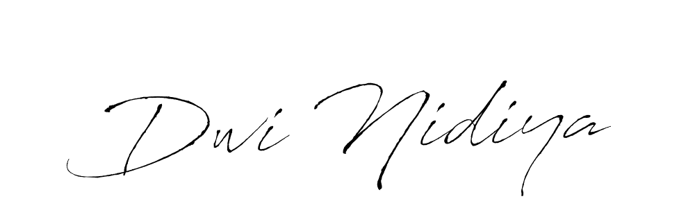 You should practise on your own different ways (Antro_Vectra) to write your name (Dwi Nidiya) in signature. don't let someone else do it for you. Dwi Nidiya signature style 6 images and pictures png