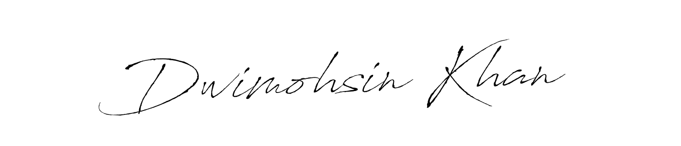 This is the best signature style for the Dwimohsin Khan name. Also you like these signature font (Antro_Vectra). Mix name signature. Dwimohsin Khan signature style 6 images and pictures png