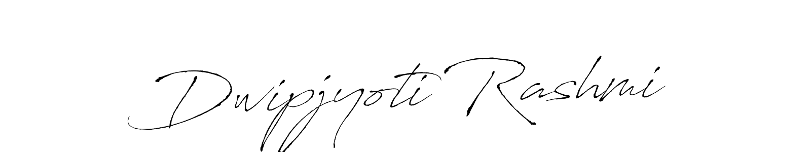 Make a beautiful signature design for name Dwipjyoti Rashmi. With this signature (Antro_Vectra) style, you can create a handwritten signature for free. Dwipjyoti Rashmi signature style 6 images and pictures png