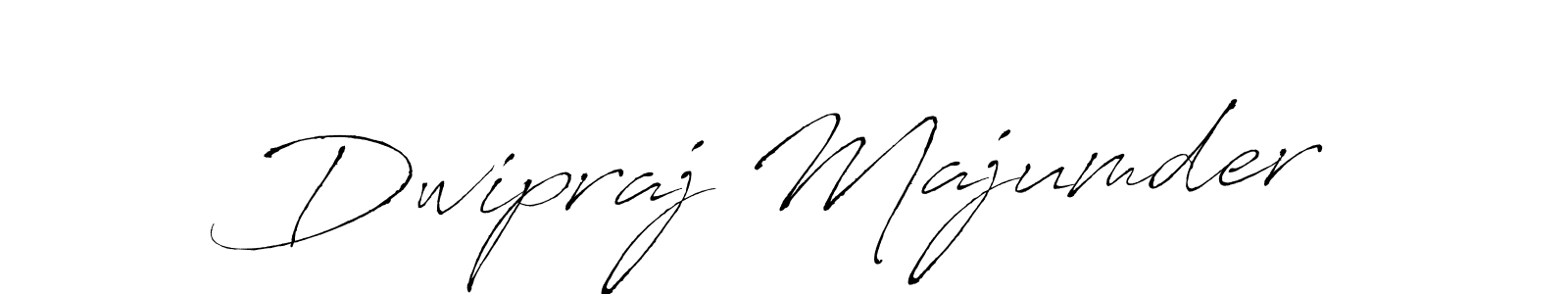 Make a beautiful signature design for name Dwipraj Majumder. With this signature (Antro_Vectra) style, you can create a handwritten signature for free. Dwipraj Majumder signature style 6 images and pictures png