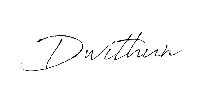 How to make Dwithun name signature. Use Antro_Vectra style for creating short signs online. This is the latest handwritten sign. Dwithun signature style 6 images and pictures png