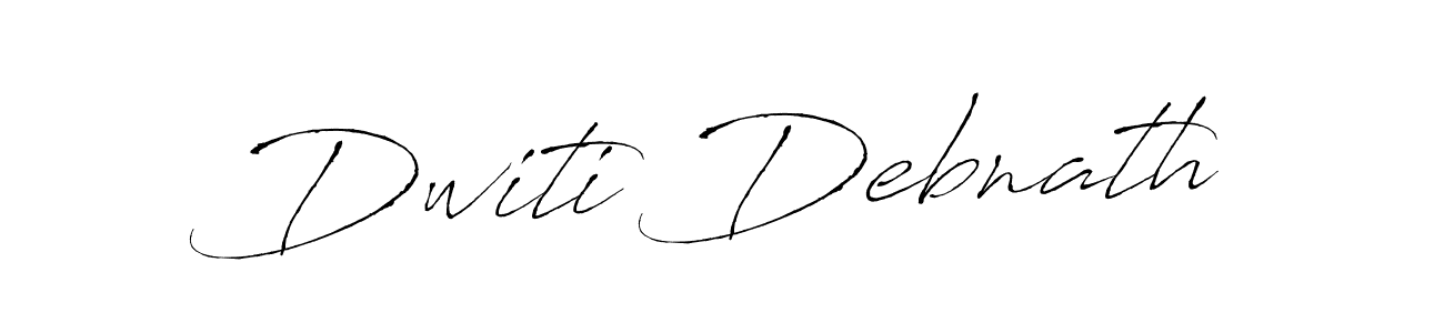 Make a beautiful signature design for name Dwiti Debnath. Use this online signature maker to create a handwritten signature for free. Dwiti Debnath signature style 6 images and pictures png