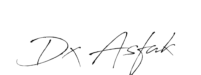 How to make Dx Asfak name signature. Use Antro_Vectra style for creating short signs online. This is the latest handwritten sign. Dx Asfak signature style 6 images and pictures png
