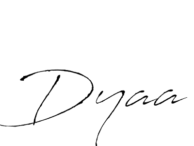 Antro_Vectra is a professional signature style that is perfect for those who want to add a touch of class to their signature. It is also a great choice for those who want to make their signature more unique. Get Dyaa name to fancy signature for free. Dyaa signature style 6 images and pictures png