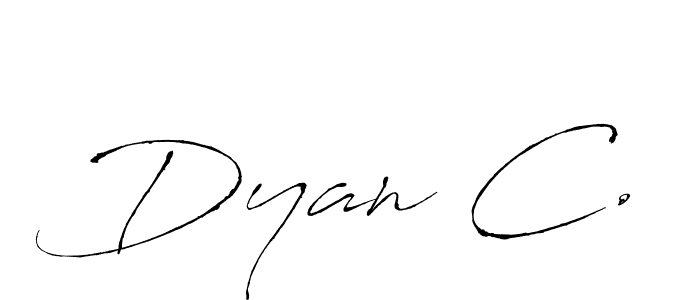 It looks lik you need a new signature style for name Dyan C.. Design unique handwritten (Antro_Vectra) signature with our free signature maker in just a few clicks. Dyan C. signature style 6 images and pictures png
