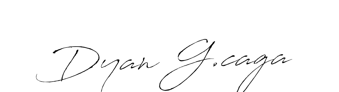 Also we have Dyan G.caga name is the best signature style. Create professional handwritten signature collection using Antro_Vectra autograph style. Dyan G.caga signature style 6 images and pictures png