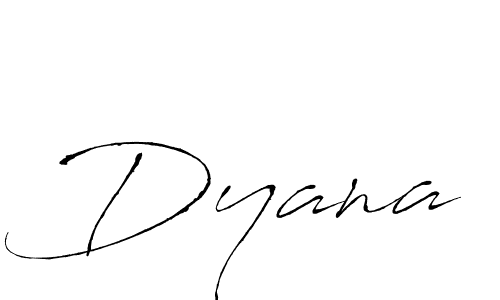 Create a beautiful signature design for name Dyana. With this signature (Antro_Vectra) fonts, you can make a handwritten signature for free. Dyana signature style 6 images and pictures png