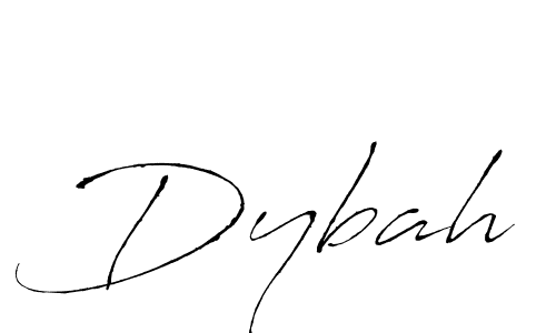 Create a beautiful signature design for name Dybah. With this signature (Antro_Vectra) fonts, you can make a handwritten signature for free. Dybah signature style 6 images and pictures png