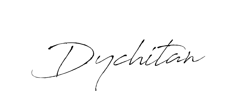 Create a beautiful signature design for name Dychitan. With this signature (Antro_Vectra) fonts, you can make a handwritten signature for free. Dychitan signature style 6 images and pictures png