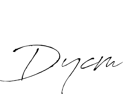 if you are searching for the best signature style for your name Dycm. so please give up your signature search. here we have designed multiple signature styles  using Antro_Vectra. Dycm signature style 6 images and pictures png