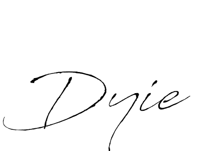 You should practise on your own different ways (Antro_Vectra) to write your name (Dyie) in signature. don't let someone else do it for you. Dyie signature style 6 images and pictures png