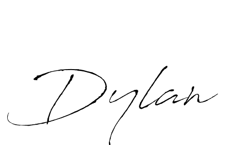 Design your own signature with our free online signature maker. With this signature software, you can create a handwritten (Antro_Vectra) signature for name Dylan. Dylan signature style 6 images and pictures png