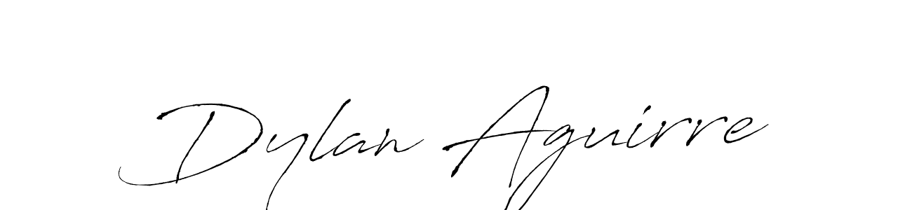 Create a beautiful signature design for name Dylan Aguirre. With this signature (Antro_Vectra) fonts, you can make a handwritten signature for free. Dylan Aguirre signature style 6 images and pictures png