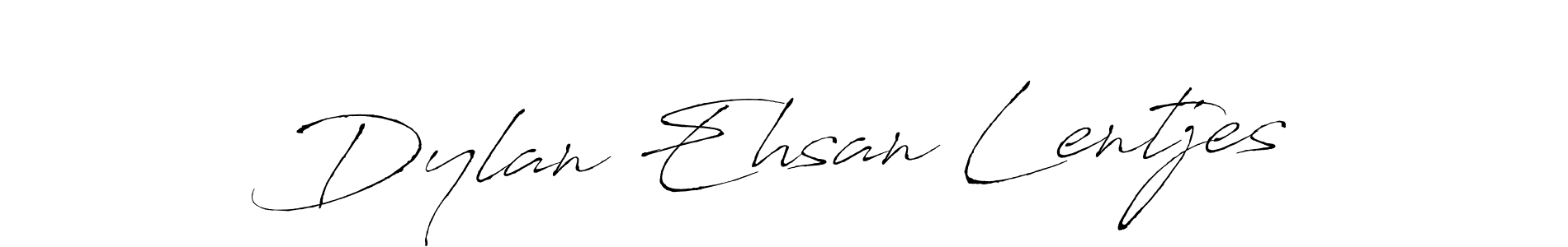 Antro_Vectra is a professional signature style that is perfect for those who want to add a touch of class to their signature. It is also a great choice for those who want to make their signature more unique. Get Dylan Ehsan Lentjes name to fancy signature for free. Dylan Ehsan Lentjes signature style 6 images and pictures png