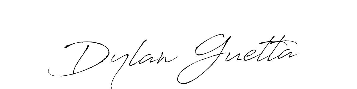 Design your own signature with our free online signature maker. With this signature software, you can create a handwritten (Antro_Vectra) signature for name Dylan Guetta. Dylan Guetta signature style 6 images and pictures png