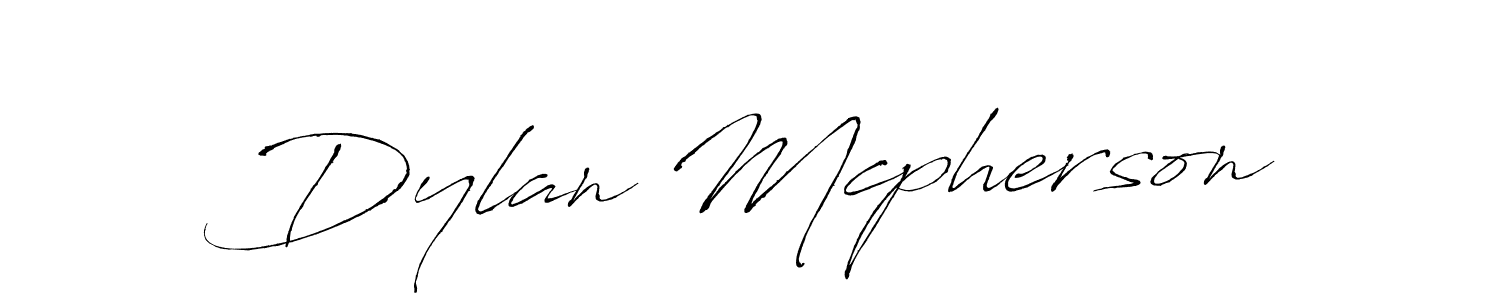 Create a beautiful signature design for name Dylan Mcpherson. With this signature (Antro_Vectra) fonts, you can make a handwritten signature for free. Dylan Mcpherson signature style 6 images and pictures png