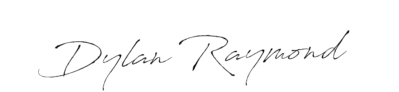 Dylan Raymond stylish signature style. Best Handwritten Sign (Antro_Vectra) for my name. Handwritten Signature Collection Ideas for my name Dylan Raymond. Dylan Raymond signature style 6 images and pictures png