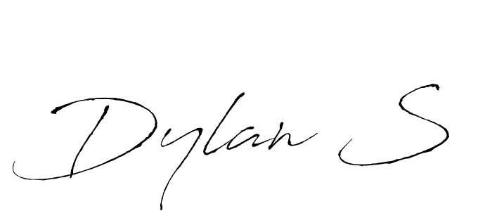 Use a signature maker to create a handwritten signature online. With this signature software, you can design (Antro_Vectra) your own signature for name Dylan S. Dylan S signature style 6 images and pictures png