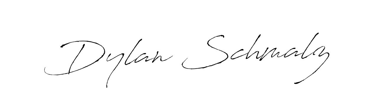 Make a beautiful signature design for name Dylan Schmalz. With this signature (Antro_Vectra) style, you can create a handwritten signature for free. Dylan Schmalz signature style 6 images and pictures png