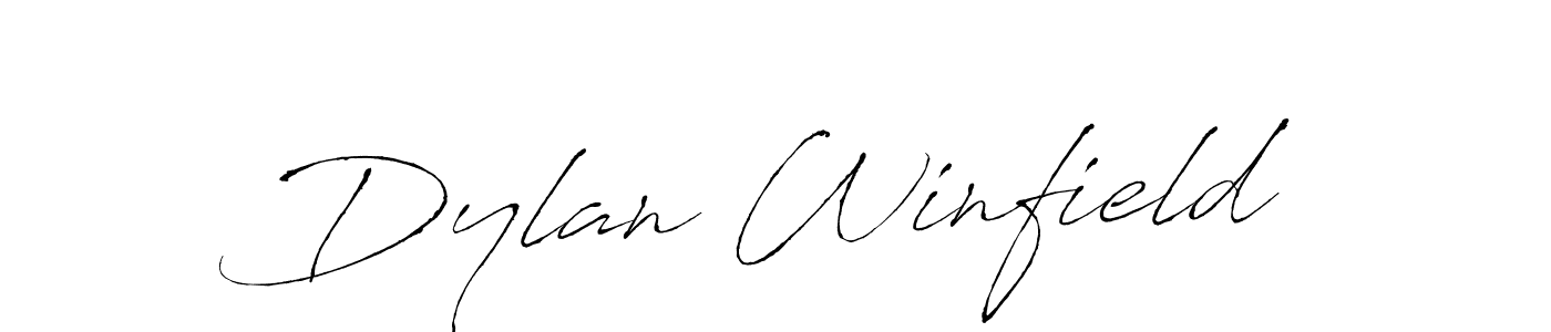 Create a beautiful signature design for name Dylan Winfield. With this signature (Antro_Vectra) fonts, you can make a handwritten signature for free. Dylan Winfield signature style 6 images and pictures png