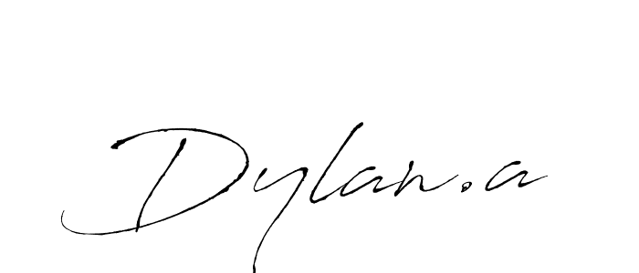 Also we have Dylan.a name is the best signature style. Create professional handwritten signature collection using Antro_Vectra autograph style. Dylan.a signature style 6 images and pictures png