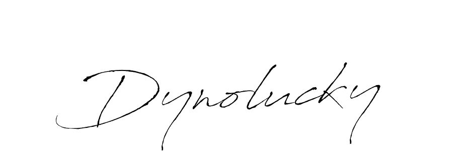 How to make Dynolucky name signature. Use Antro_Vectra style for creating short signs online. This is the latest handwritten sign. Dynolucky signature style 6 images and pictures png