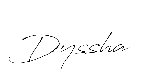 Make a beautiful signature design for name Dyssha. Use this online signature maker to create a handwritten signature for free. Dyssha signature style 6 images and pictures png