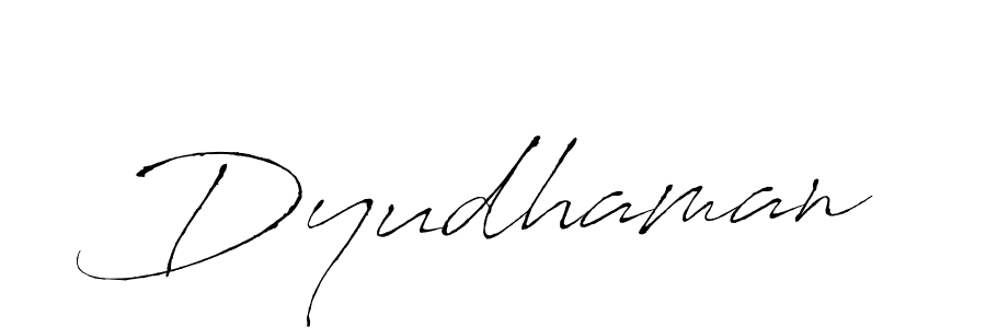 Dyudhaman stylish signature style. Best Handwritten Sign (Antro_Vectra) for my name. Handwritten Signature Collection Ideas for my name Dyudhaman. Dyudhaman signature style 6 images and pictures png