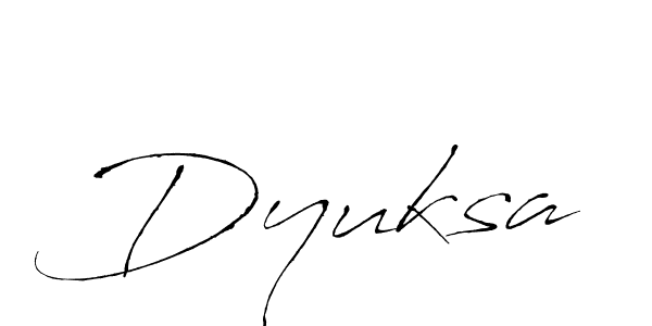 How to Draw Dyuksa signature style? Antro_Vectra is a latest design signature styles for name Dyuksa. Dyuksa signature style 6 images and pictures png