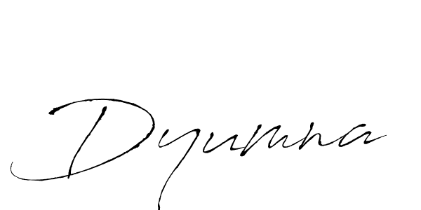 Make a beautiful signature design for name Dyumna. With this signature (Antro_Vectra) style, you can create a handwritten signature for free. Dyumna signature style 6 images and pictures png