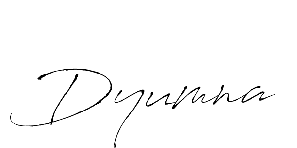 Make a beautiful signature design for name Dyumna. With this signature (Antro_Vectra) style, you can create a handwritten signature for free. Dyumna signature style 6 images and pictures png