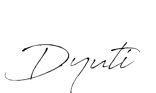 Also You can easily find your signature by using the search form. We will create Dyuti name handwritten signature images for you free of cost using Antro_Vectra sign style. Dyuti signature style 6 images and pictures png