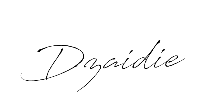 Make a beautiful signature design for name Dzaidie. With this signature (Antro_Vectra) style, you can create a handwritten signature for free. Dzaidie signature style 6 images and pictures png