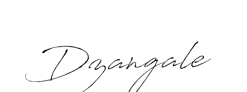 Create a beautiful signature design for name Dzangale. With this signature (Antro_Vectra) fonts, you can make a handwritten signature for free. Dzangale signature style 6 images and pictures png