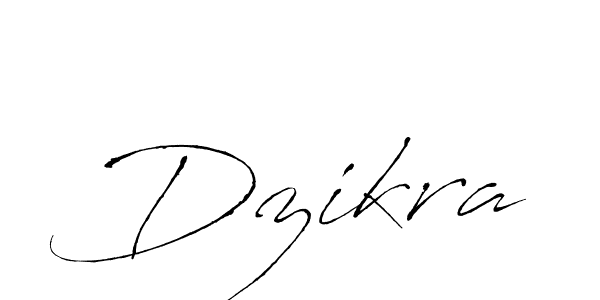 How to make Dzikra signature? Antro_Vectra is a professional autograph style. Create handwritten signature for Dzikra name. Dzikra signature style 6 images and pictures png