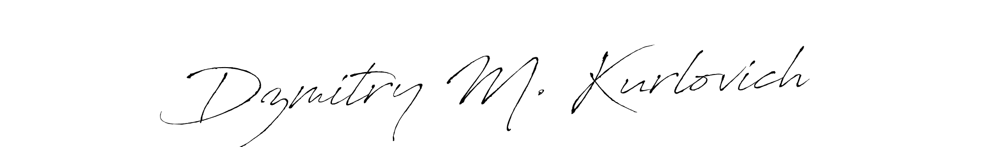Similarly Antro_Vectra is the best handwritten signature design. Signature creator online .You can use it as an online autograph creator for name Dzmitry M. Kurlovich. Dzmitry M. Kurlovich signature style 6 images and pictures png