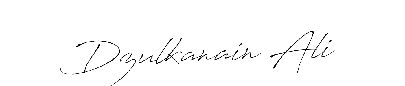 Make a short Dzulkanain Ali signature style. Manage your documents anywhere anytime using Antro_Vectra. Create and add eSignatures, submit forms, share and send files easily. Dzulkanain Ali signature style 6 images and pictures png