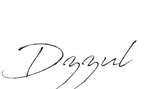 Antro_Vectra is a professional signature style that is perfect for those who want to add a touch of class to their signature. It is also a great choice for those who want to make their signature more unique. Get Dzzul name to fancy signature for free. Dzzul signature style 6 images and pictures png