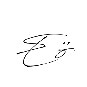 Make a beautiful signature design for name Eö. With this signature (Antro_Vectra) style, you can create a handwritten signature for free. Eö signature style 6 images and pictures png