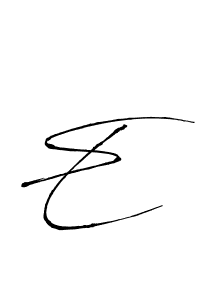 How to make E  name signature. Use Antro_Vectra style for creating short signs online. This is the latest handwritten sign. E  signature style 6 images and pictures png