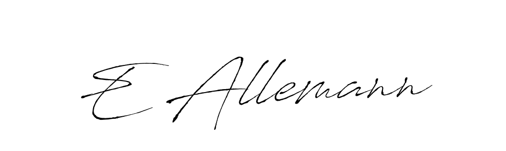 Once you've used our free online signature maker to create your best signature Antro_Vectra style, it's time to enjoy all of the benefits that E Allemann name signing documents. E Allemann signature style 6 images and pictures png