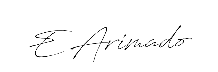 You can use this online signature creator to create a handwritten signature for the name E Arimado. This is the best online autograph maker. E Arimado signature style 6 images and pictures png