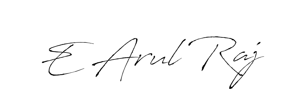 It looks lik you need a new signature style for name E Arul Raj. Design unique handwritten (Antro_Vectra) signature with our free signature maker in just a few clicks. E Arul Raj signature style 6 images and pictures png