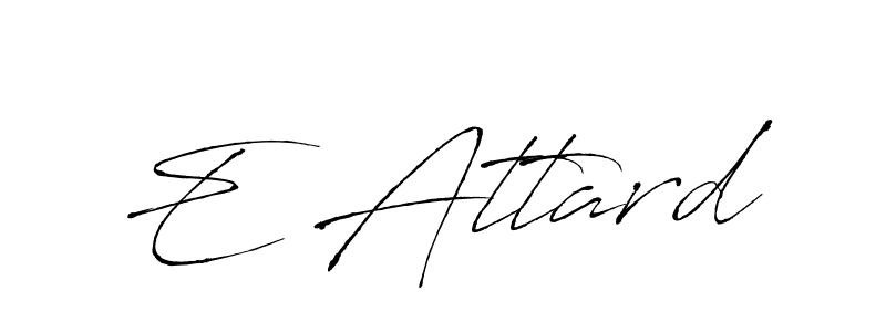 This is the best signature style for the E Attard name. Also you like these signature font (Antro_Vectra). Mix name signature. E Attard signature style 6 images and pictures png